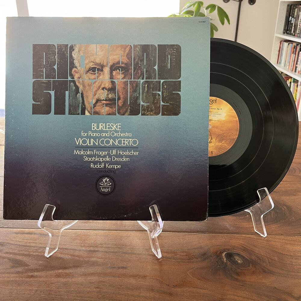 Strauss Burleske For Piano & Orchestra Violin Concerto LP 1977 Angel S-37267